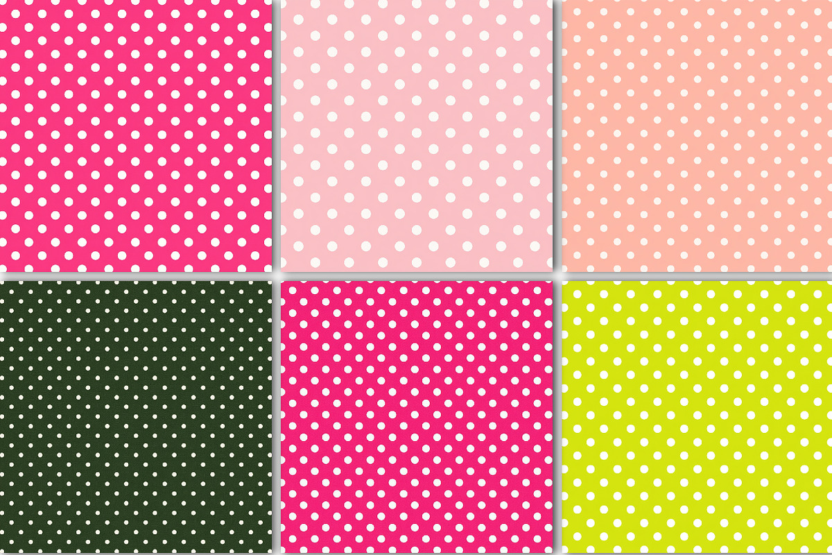 Colorful Seamless Polka Dot Pattern, a Pattern Graphic by Black Bird Studio (Photo 4 of 6)