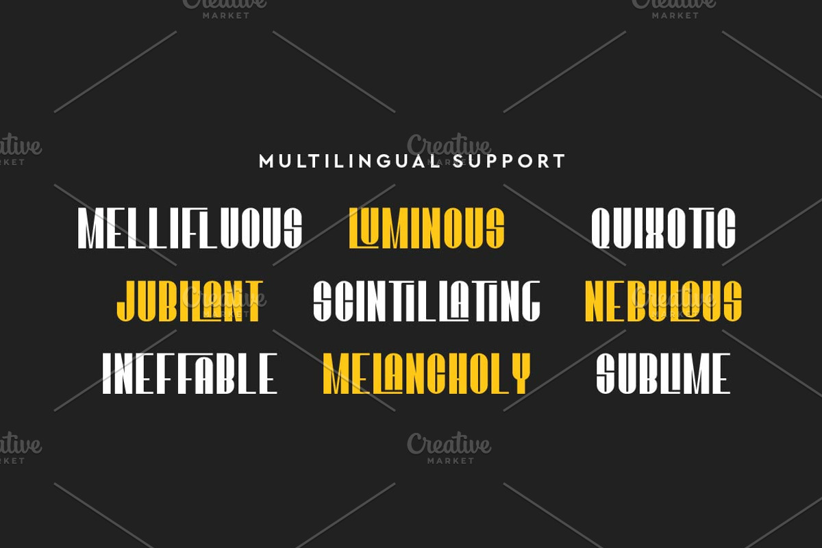Monata Condensed Font, a Sans Serif Font by Artiveko (Photo 5 of 7)