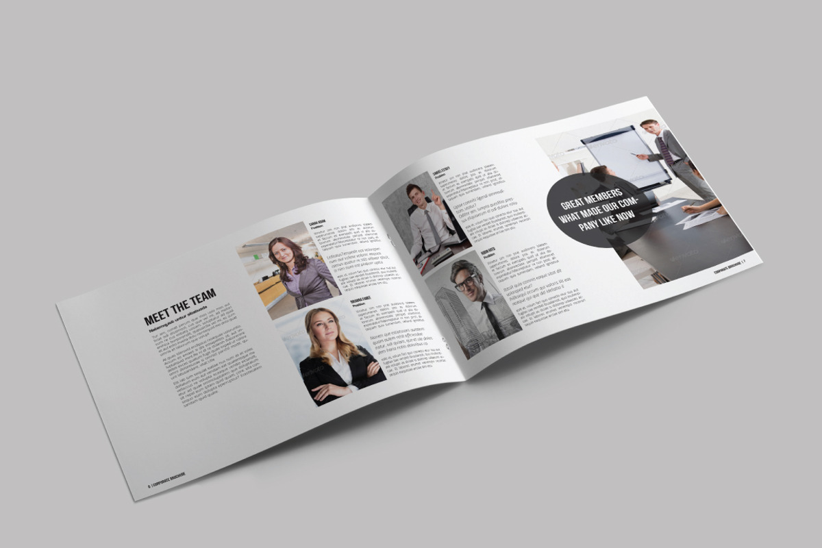 Business Brochure Template, a Brochure Template by GreenDesign (Photo 4 of 6)