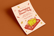 Thanksgiving Dinner Party Invitation, a Print Template by Guuver (Thumbnail 3 of 3)