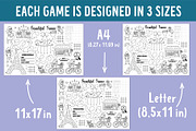 Beautiful France coloring playmats, an Education Illustration by Lexi Claus (Thumbnail 5 of 6)
