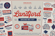 Landford Branding Kit, a Branding & Logo Template by Refolve Design (Thumbnail 1 of 25)