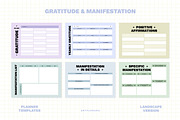 Gratitude & Manifestation Planners, a Stationery Template by Artflorara (Thumbnail 9 of 10)