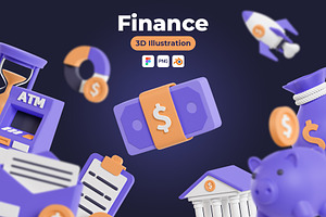 Finance 3D Icons