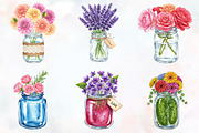 Flowers in Jar Sublimation Clipart, an Illustration by RobertsArt (Thumbnail 7 of 7)