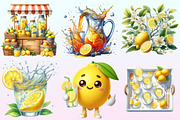 Lemonade Watercolor Clipart, a Graphic by CitraGraphics (Thumbnail 2 of 4)