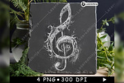 Creepy Alien Eyes Musical Note, a Background Graphic by LaseredNinja (Thumbnail 4 of 7)
