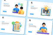 3D Learning Icons, a Characters & Person 3D Model by Flat Icons (Thumbnail 6 of 8)