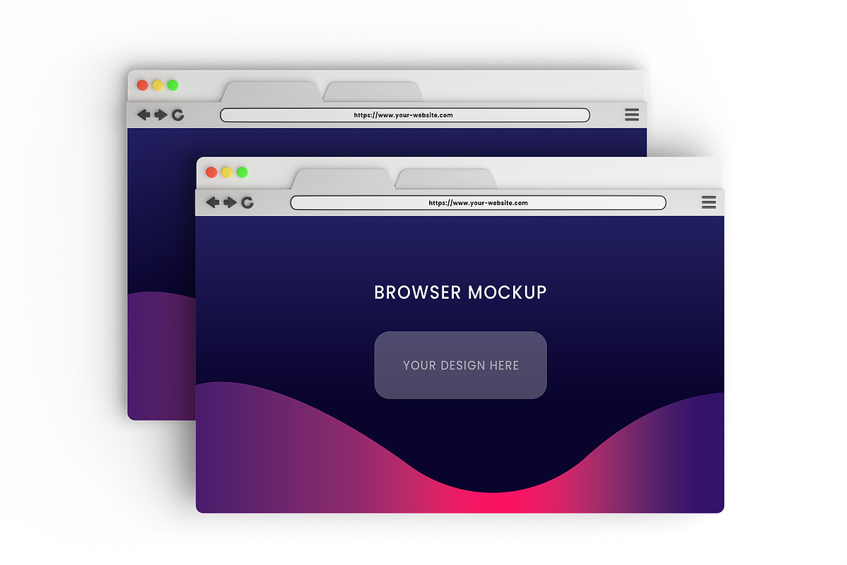 Browser Mockup, an Advertising Mockup by Farabion Studio (Photo 3 of 3)