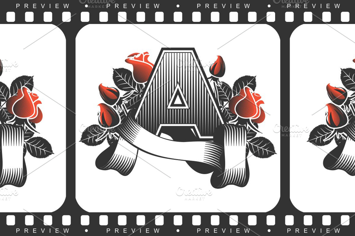 Vintage alphabet