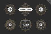50 ornaments logos & monograms, a Branding & Logo Template by Vasya Kobelev (Thumbnail 8 of 12)