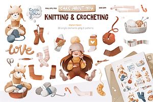 Knitting Digital Illustrations