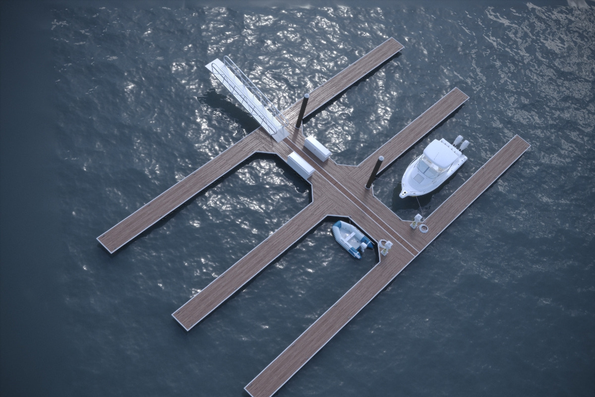 Marina - Boat Slips - Floating Dock, an Object 3D Model by RoHo Productions (Photo 34 of 39)