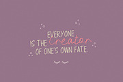 Golden Clouds Font Duo & Doodles, a Script Font by Anastasia Cuza (Thumbnail 9 of 12)