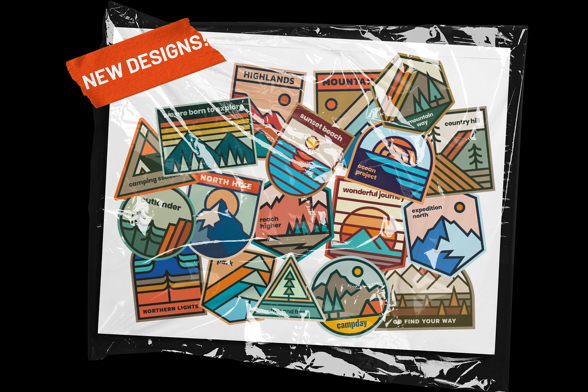 Adventure Badge Pack + Bonus, an Illustration by Firowerk (Photo 8 of 12)