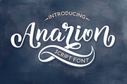 Anarion Script Font, a Script Font by Artlana (Thumbnail 1 of 11)
