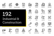 192 Industrial and Construction Icon, an Outline Icon by Vectors Market (Thumbnail 1 of 2)