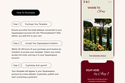 Wedding RSVP Website Template, a Squarespace Template by WebInAWeek (Thumbnail 5 of 6)