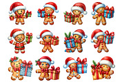 Gingerbread Man Christmas Cookie, an Illustration by Design Market (Thumbnail 3 of 4)
