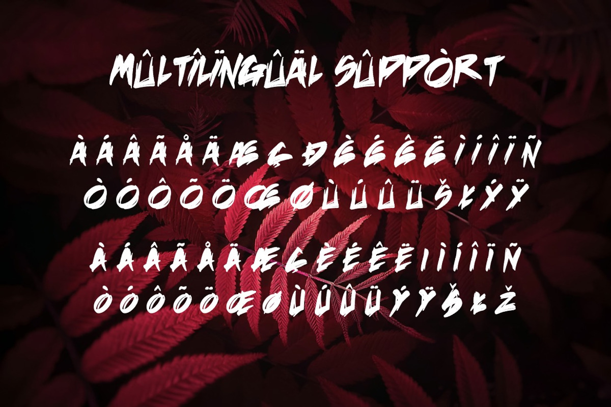 Sevarothz - Urban Brush Font, a Handwritten Font by Dhabee (Photo 2 of 16)