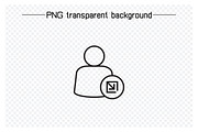 User and Ui Line Icons, an Outline Icon by Designfour (Thumbnail 4 of 7)