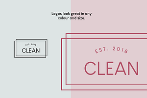 Clean - High End Logos Pack