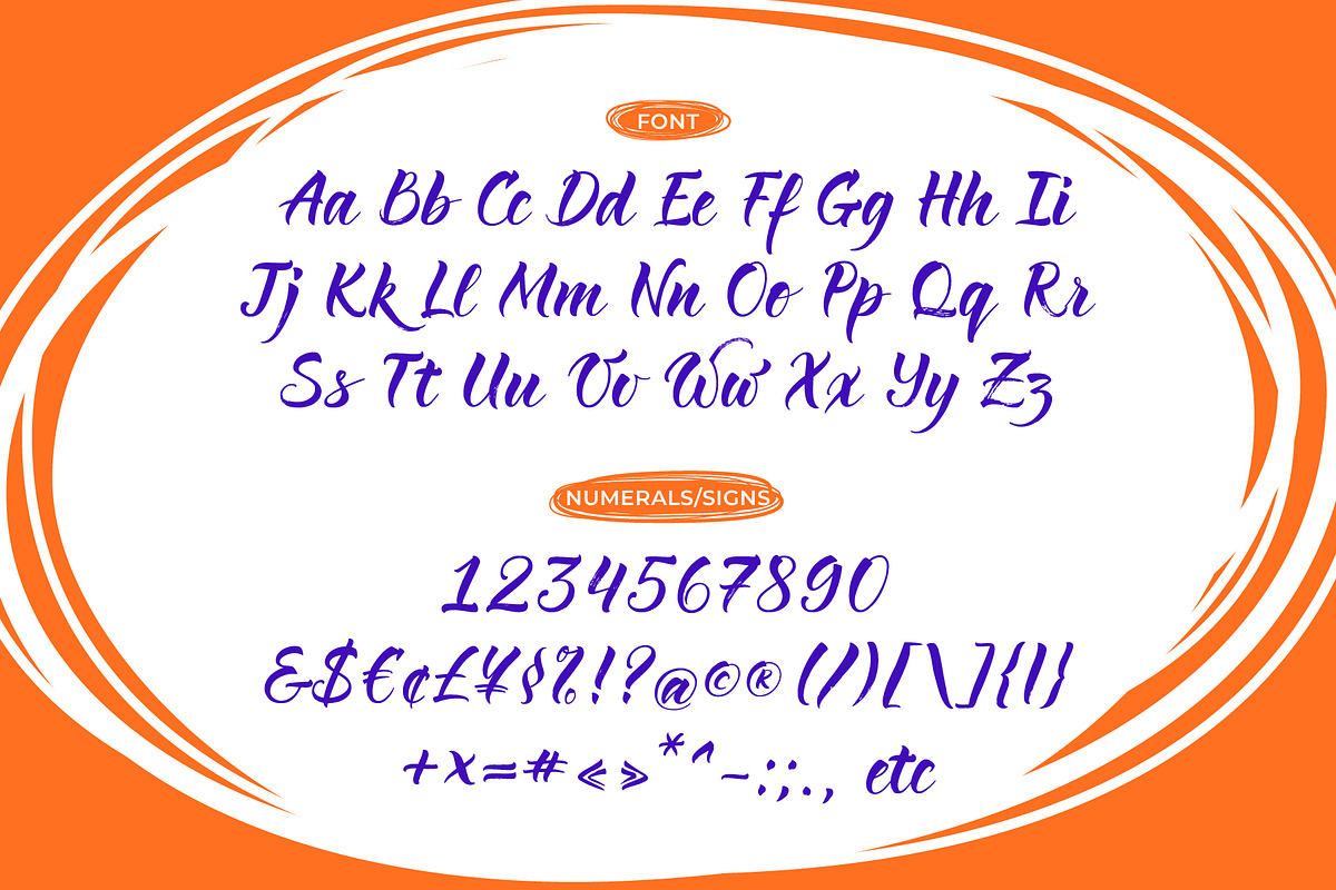 Hyptis - a brush font with swashes, a Script Font by TripleHely