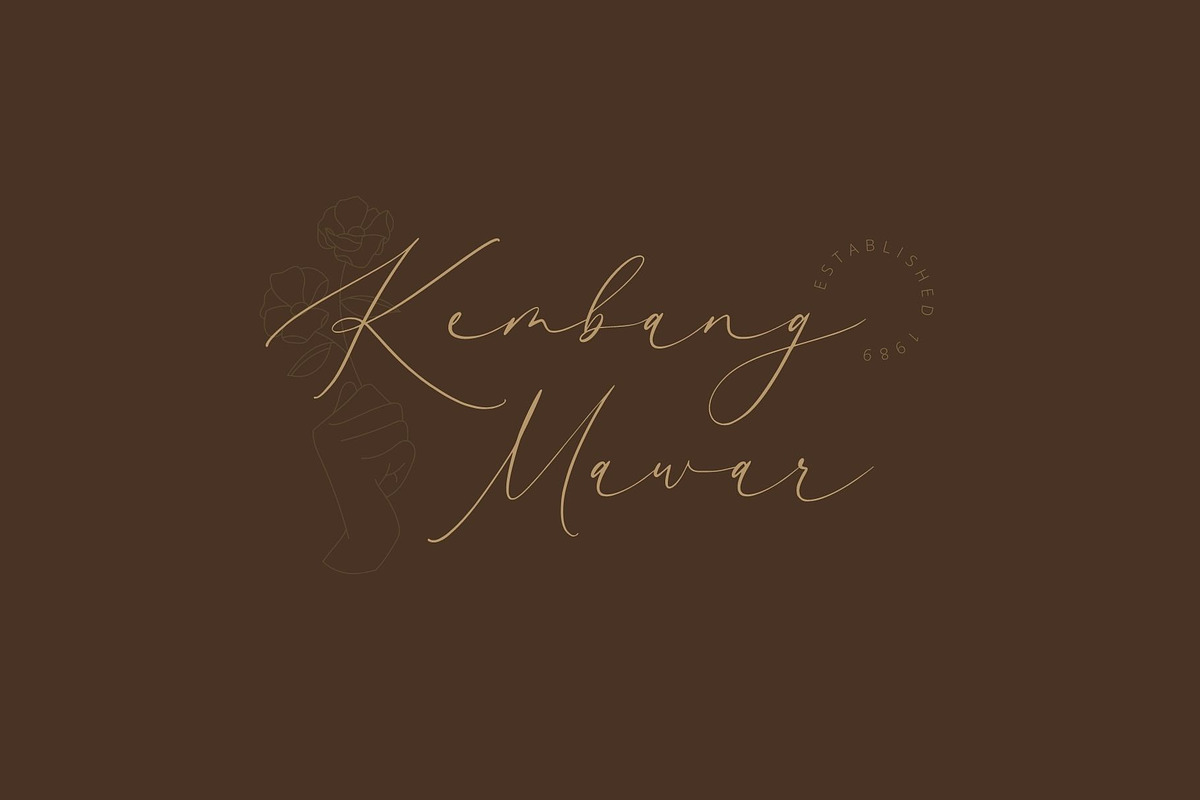 Rainbow Beauty - Chic Calligraphy, a Script Font by Nirmana Visual (Photo 4 of 8)