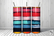 Colorful Painted Stripes Pattern, a Pattern Graphic by Creative Store (Thumbnail 5 of 5)