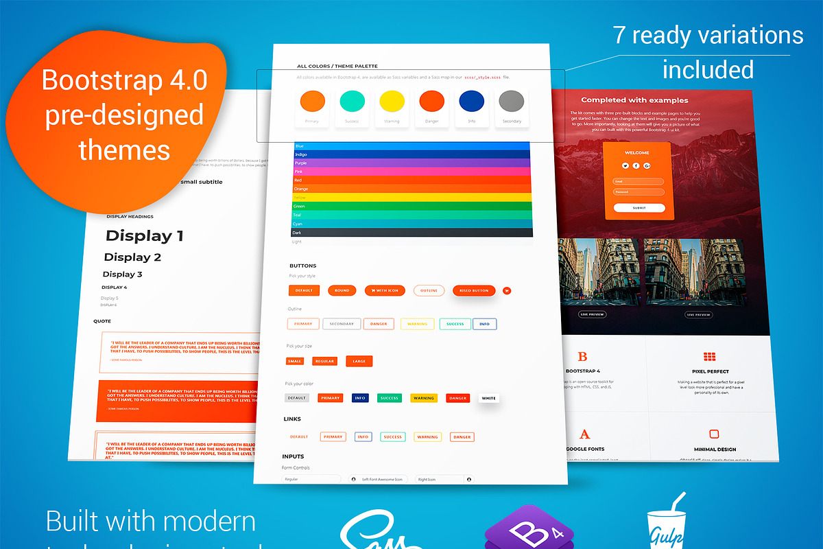 Bootstrap 4 Starter Kit Pro, a Bootstrap Template by Bootstraptor (Photo 5 of 12)