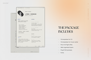 Modern Resume Bundle: 10 PRO Themes