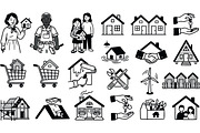 Home Repair Tools And Family, an Illustration by designvectx (Thumbnail 3 of 3)