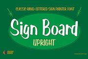 Signboard Upright Sign Painter Font, a Handwritten Font by Paper Moon Graphic Supply (Thumbnail 1 of 14)