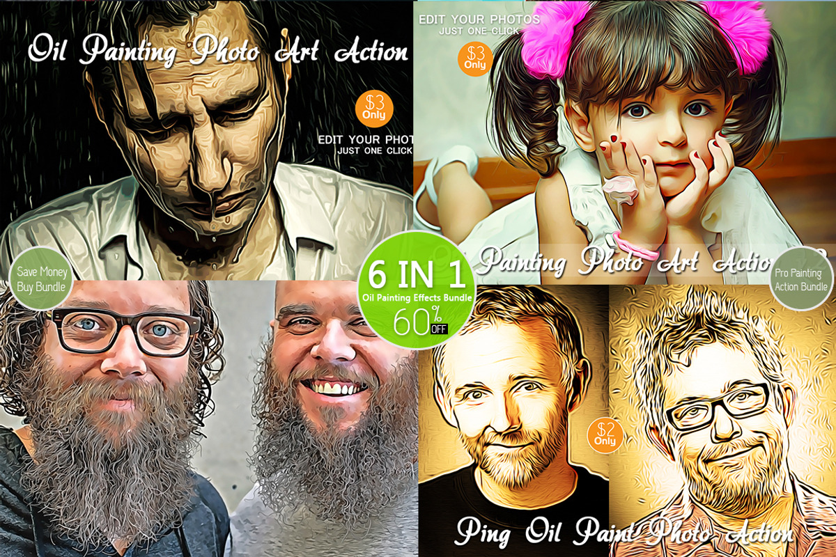 6 IN 1-Oil Paint Bundle V.1 -60% OFF
