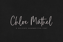 Chloe Mathel Handwritten Font