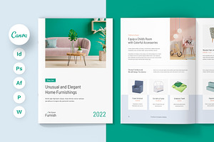 Furniture Product Catalog Canva