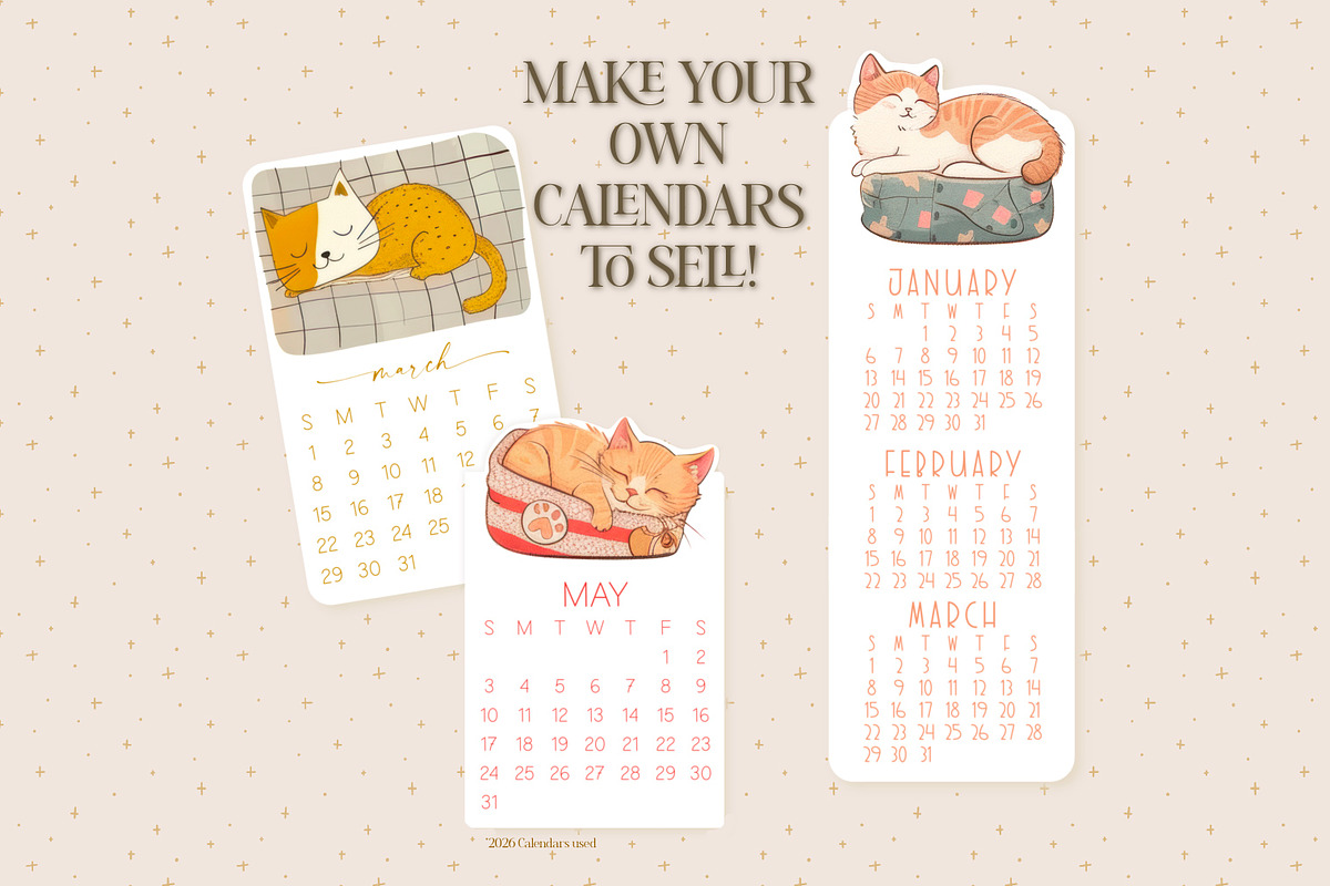2026 Procreate Calendar Brush Set, a Brush Add-On by Sometimes Crafter Studio (Photo 5 of 6)
