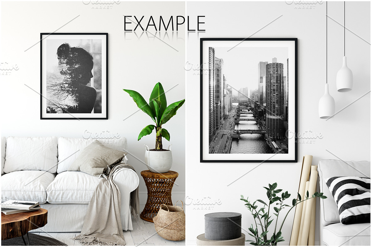 Frames & Walls Scandinavian Bundle-2, a Print Template by Yuri-U (Photo 7 of 44)