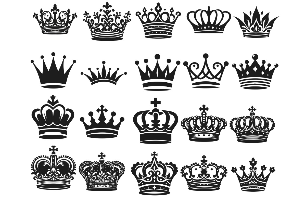 Royal Crowns Set 1 Procreate Brush, a Brush Add-On by Disasterology Ink (Photo 6 of 10)