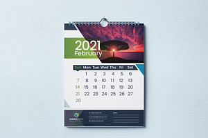 2021 Calendar- Wall Calendar