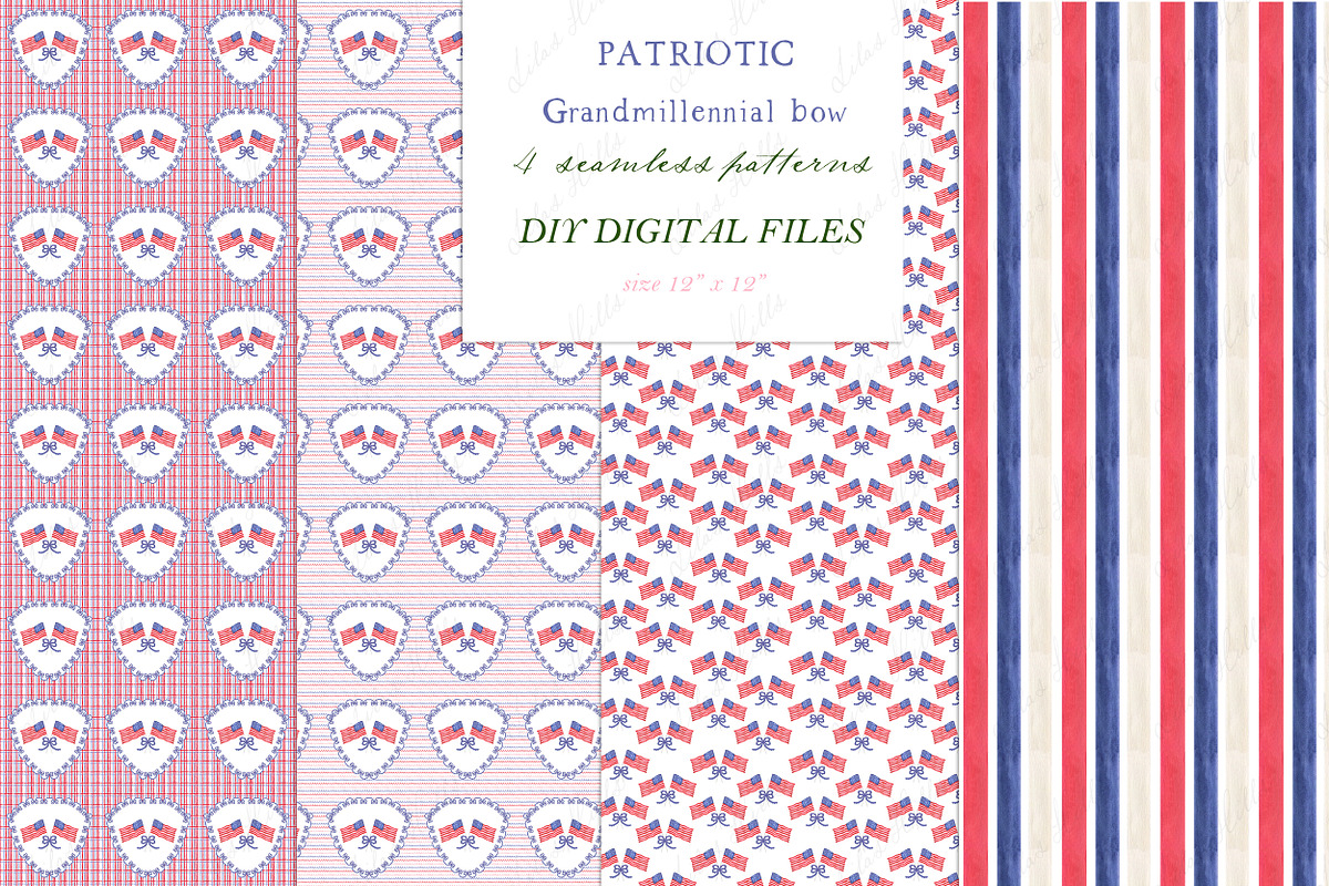 Watercolor Crest 4th July, an Illustration by LABFcreations (Photo 4 of 4)