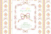 Mardi Gras Coquette Bow, a Graphic by LABFcreations (Thumbnail 2 of 5)