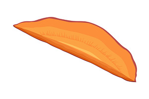 Sweet potato batata. Vegatable, a Food Illustration by the8monkey
