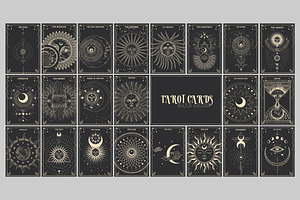 Tarot Cards. Major Arcana. V.4