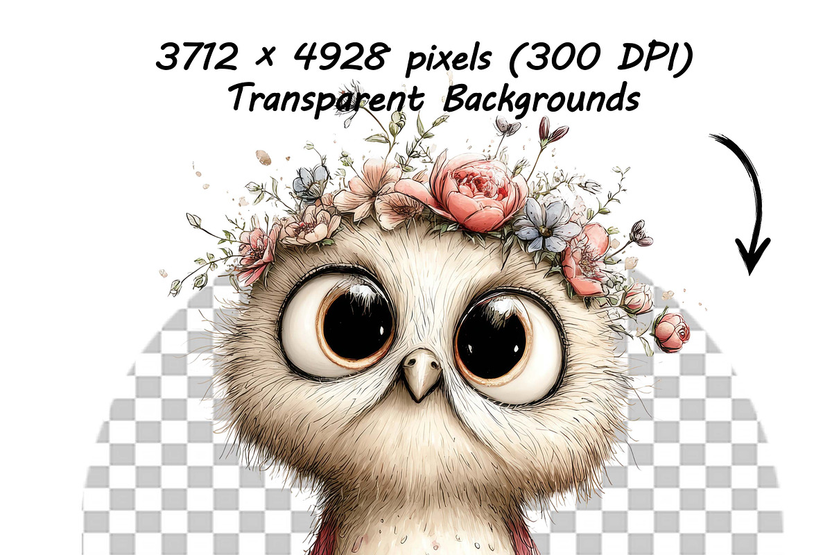 Whimsical Spring Flowers Farm Animal, a Graphic by one-touch (Photo 12 of 16)