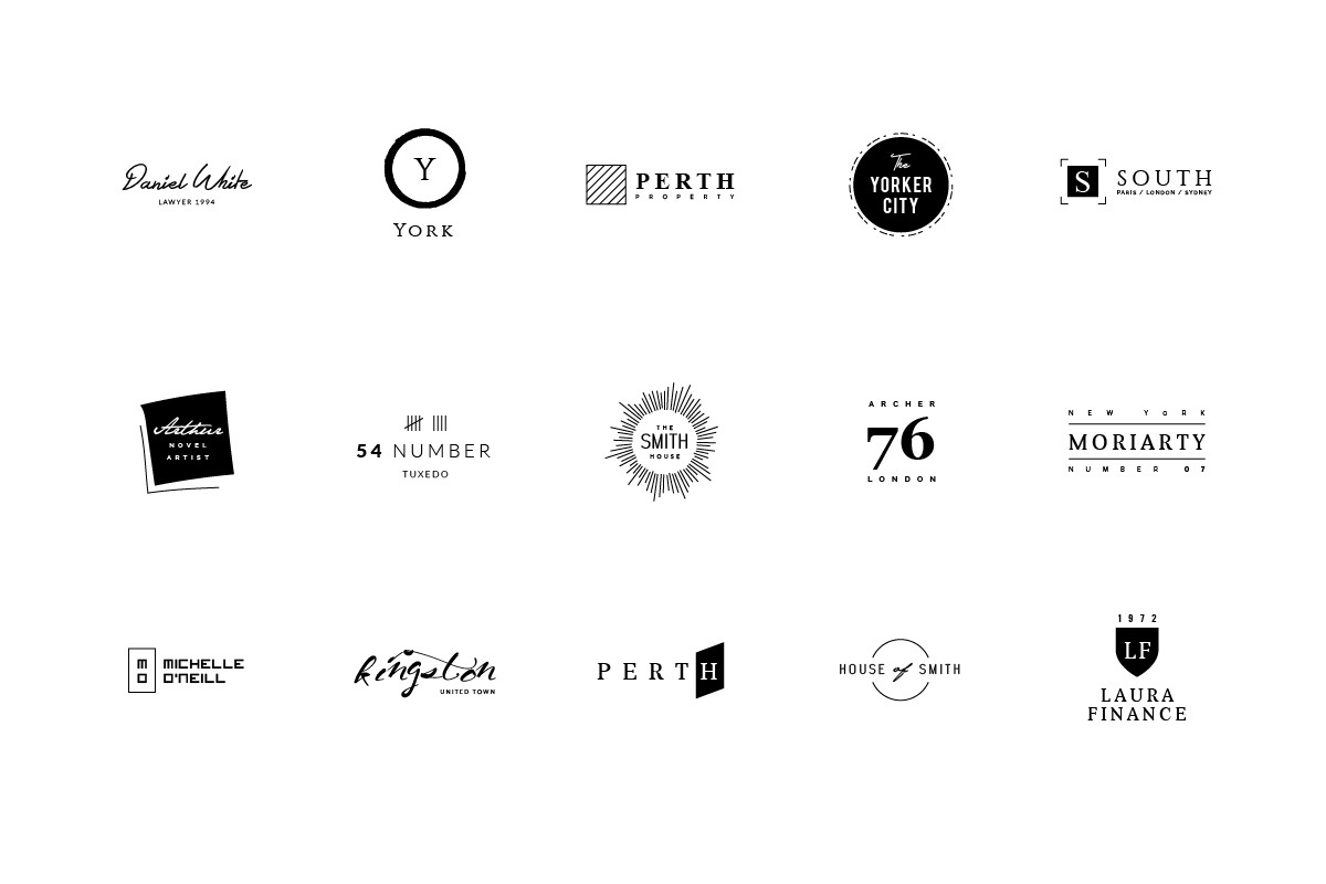 60 Minimalist Logos, a Branding & Logo Template by vuuuds (Photo 4 of 5)
