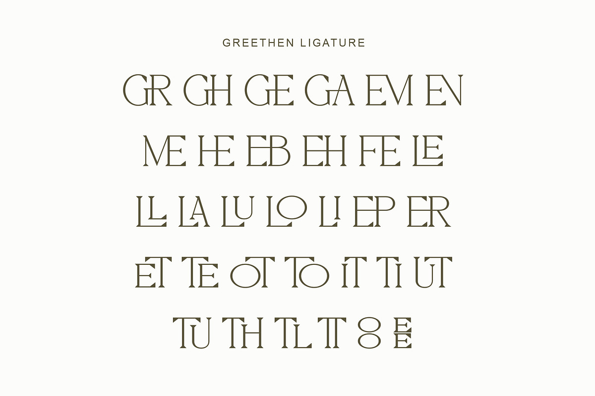 Greethen Modern Serif, a Serif Font by Muflieart (Photo 7 of 8)