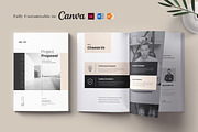 Business Proposal Template, Canva, a Brochure Template by DesVert (Thumbnail 1 of 10)