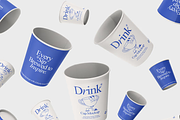 Paper Coffee Cup with Lid Mockup, a Cups & Container Mockup by graphicsauce (Thumbnail 2 of 4)