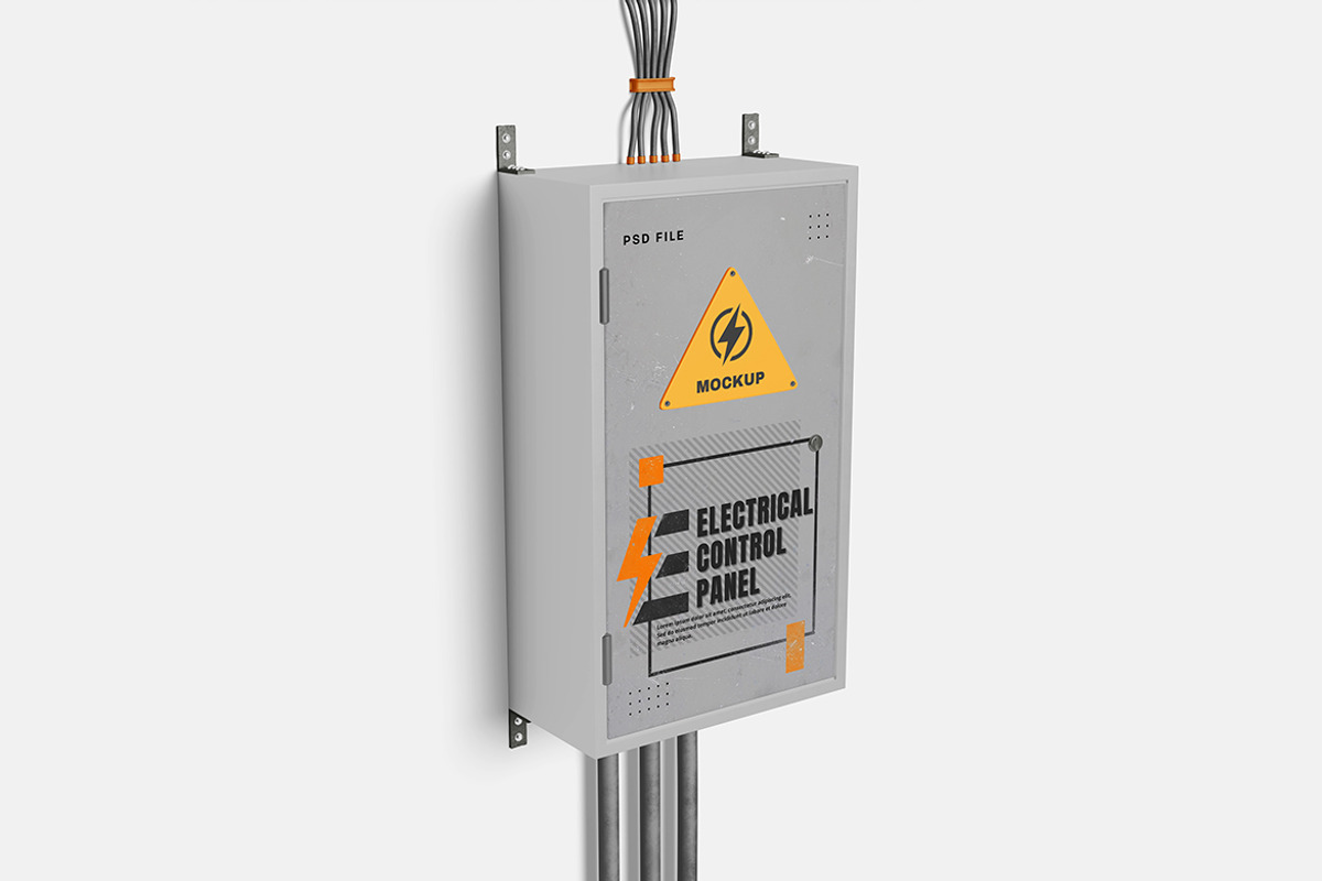 Electrical Control Box Mockup, a Product Mockup by bimockup (Photo 6 of 6)